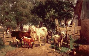 Een Boerderijscène
